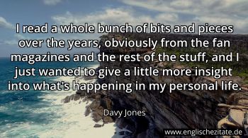 Englisches Zitat von Davy Jones als Bild