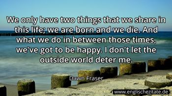 Englisches Zitat von Dawn Fraser als Bild