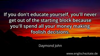 Englisches Zitat von Daymond John als Bild