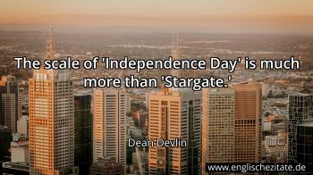 Englisches Zitat von Dean Devlin als Bild
