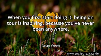 Englisches Zitat von Dean Ween als Bild