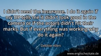 Englisches Zitat von Debbie Allen als Bild