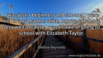 Englisches Zitat von Debbie Reynolds als Bild