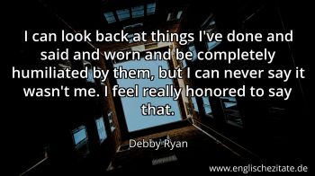 Englisches Zitat von Debby Ryan als Bild