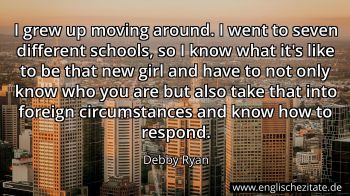 Englisches Zitat von Debby Ryan als Bild