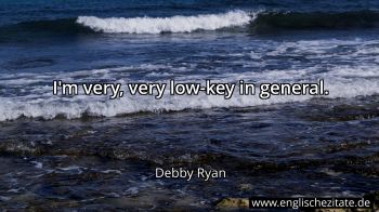 Englisches Zitat von Debby Ryan als Bild