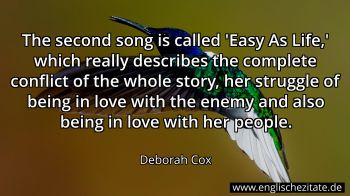 Englisches Zitat von Deborah Cox als Bild