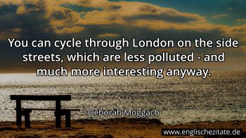Englisches Zitat von Deborah Moggach als Bild
