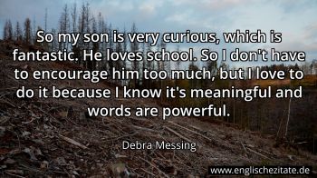 Englisches Zitat von Debra Messing als Bild