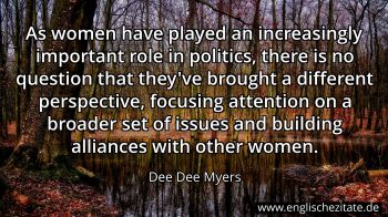 Englisches Zitat von Dee Dee Myers als Bild