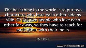 Englisches Zitat von Dee Rees als Bild
