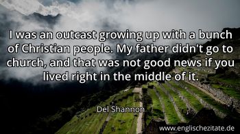 Englisches Zitat von Del Shannon als Bild
