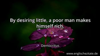 Englisches Zitat von Democritus als Bild