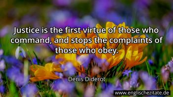 Englisches Zitat von Denis Diderot als Bild