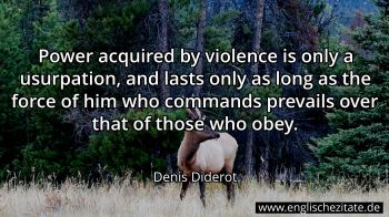 Englisches Zitat von Denis Diderot als Bild