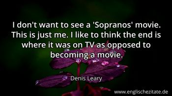 Englisches Zitat von Denis Leary als Bild