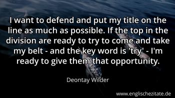 Englisches Zitat von Deontay Wilder als Bild