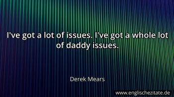 Englisches Zitat von Derek Mears als Bild
