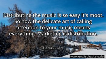 Englisches Zitat von Derek Sivers als Bild