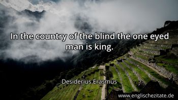 Englisches Zitat von Desiderius Erasmus als Bild