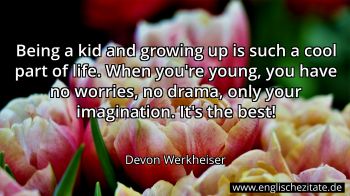 Englisches Zitat von Devon Werkheiser als Bild