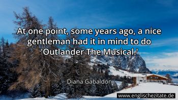 Englisches Zitat von Diana Gabaldon als Bild