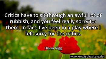 Englisches Zitat von Diana Rigg als Bild