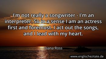 Englisches Zitat von Diana Ross als Bild
