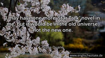 Englisches Zitat von Diane Duane als Bild