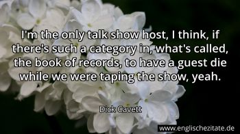 Englisches Zitat von Dick Cavett als Bild