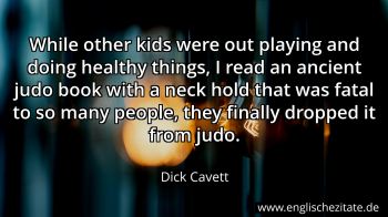 Englisches Zitat von Dick Cavett als Bild
