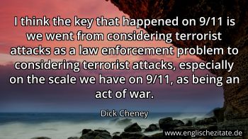 Englisches Zitat von Dick Cheney als Bild