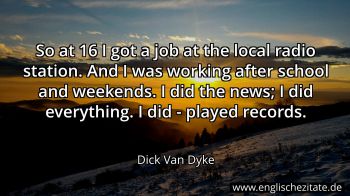 Englisches Zitat von Dick Van Dyke als Bild