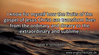 Englisches Zitat von Dieter F. Uchtdorf als Bild