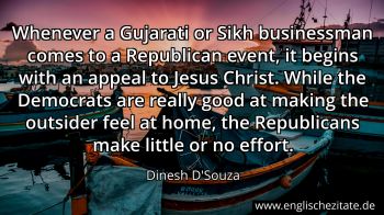 Englisches Zitat von Dinesh D'Souza als Bild
