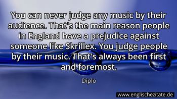 Englisches Zitat von Diplo als Bild