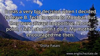 Englisches Zitat von Disha Patani als Bild