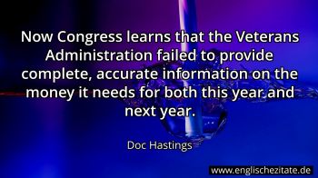 Englisches Zitat von Doc Hastings als Bild