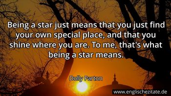Englisches Zitat von Dolly Parton als Bild