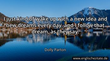 Englisches Zitat von Dolly Parton als Bild