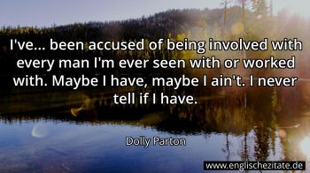 Englisches Zitat von Dolly Parton als Bild