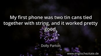 Englisches Zitat von Dolly Parton als Bild