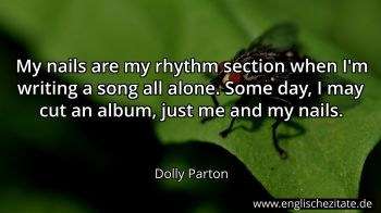 Englisches Zitat von Dolly Parton als Bild