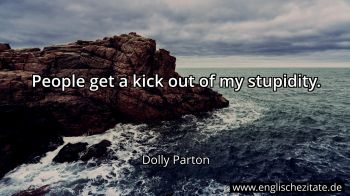 Englisches Zitat von Dolly Parton als Bild