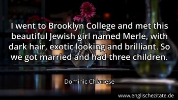 Englisches Zitat von Dominic Chianese als Bild