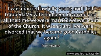 Englisches Zitat von Don Adams als Bild