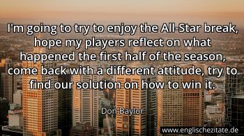 Englisches Zitat von Don Baylor als Bild