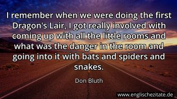 Englisches Zitat von Don Bluth als Bild