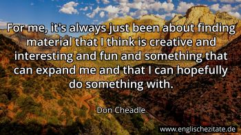 Englisches Zitat von Don Cheadle als Bild
