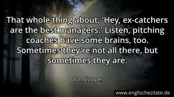 Englisches Zitat von Don Cooper als Bild